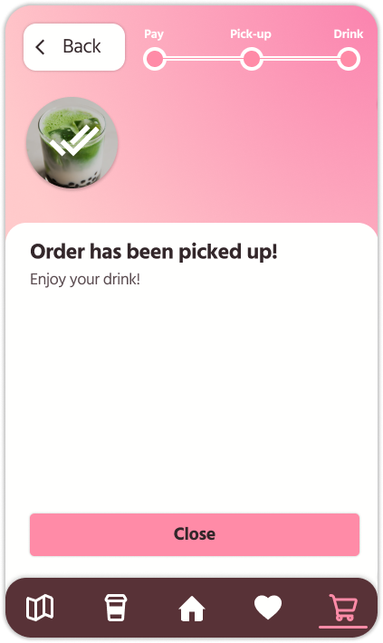 order has been picked up
