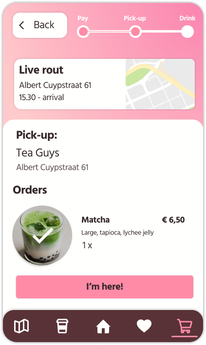 order is ready to be picked up