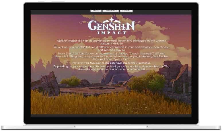 fanpage of genshin impact
